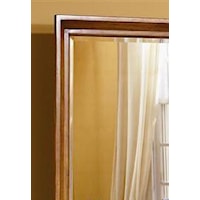 Stacked Moulding Mirror Frame and Beveled Edge